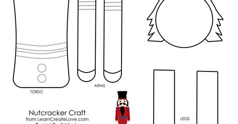 nutcrackerpdf paper crafts crafts activities  kids