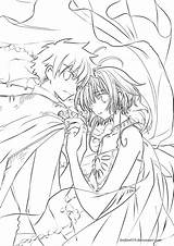 Couple Tsubasa Coloring Anime Pages Sleeping Chronicles Lineart Deviantart Cute United Chronicle Template Fc05 Reservoir Link Color Together Clamp sketch template