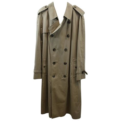 burberry mens trench coat size european 52 at 1stdibs