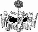 Table Clipart Wedding Banquet Clip Vector Chairs Illustrations Hall Similar Clipground sketch template