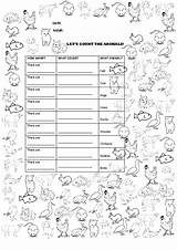 Worksheet Worksheets Animals Colours Numbers Game Nouns Color Plural Singular Many Busyteacher Classroom Exercises Activities Grammar They sketch template
