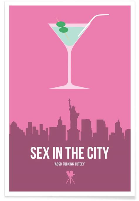 sex in the city póster juniqe
