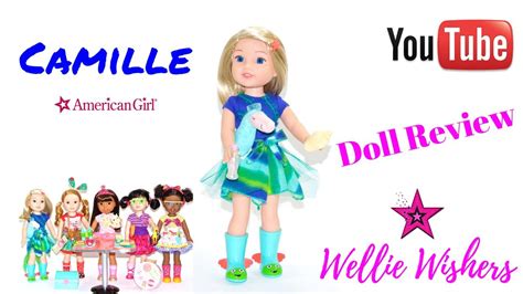 american girl wellie wishers doll camille and ocean treasures set