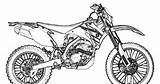 Ktm Dirt Kawasaki Motorbike sketch template