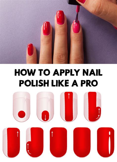 apply nail polish how to apply nail polish like a pro