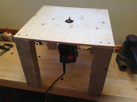 simple router table  steps instructables