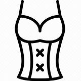 Outline Womens Clothing Corset Icon Iconfinder Editor Open sketch template