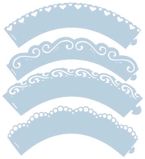 blank cupcake wrapper template party printables picture cakepinscom
