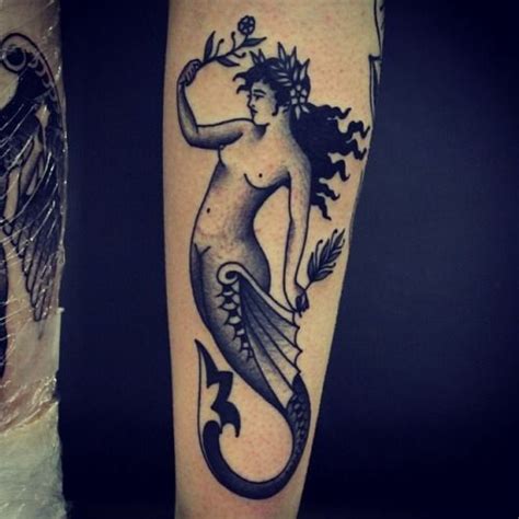 Tattoo Tumblr Mermaid Tattoo Vintage Mermaid Tattoo Traditional