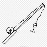 Fishing Rod Coloring Pole Pages Ausmalbild Template Poles Drawing sketch template