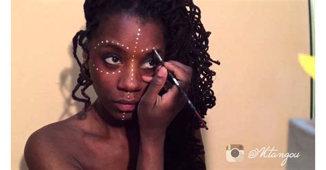 3 Different African Face Paint Looks African Tribal Makeup Tutorials