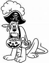 Coloring Pirate Pages Halloween Disney Pluto Color Colouring Themed Dog Jake Printable Getdrawings Getcolorings sketch template