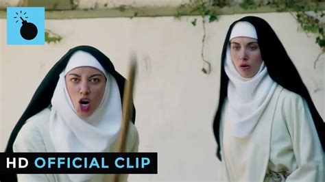 the little hours official clip 1 alison brie and aubrey