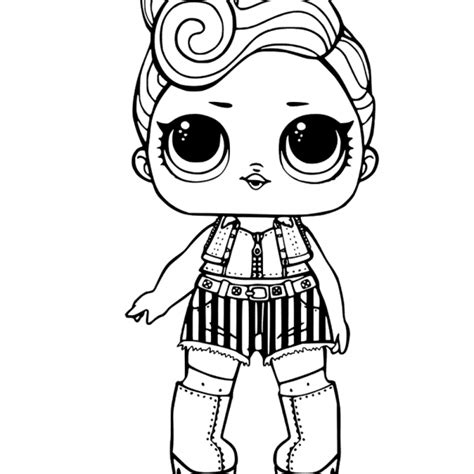 lol surprise coloring pages series  sugar queen  printable