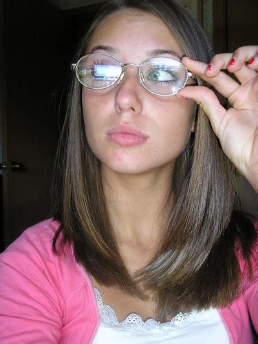cute brunette glasses hot russian teens