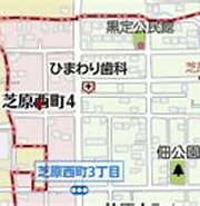 Image result for 本巣郡北方町芝原西町. Size: 180 x 99. Source: www.mapion.co.jp