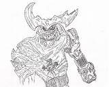 Doom Cyberdemon Mix Old sketch template