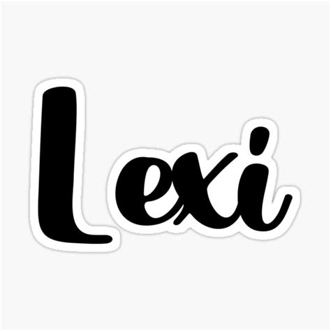 lexi  sticker  sale  designian redbubble