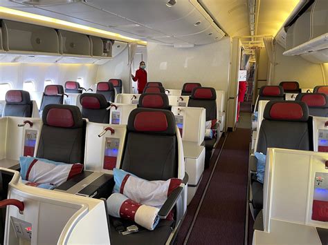 review austrian airlines  er business class   lets fly
