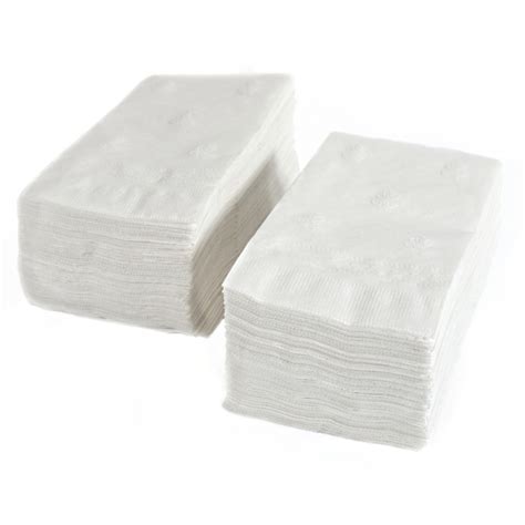 white dinner napkins  ply  fold