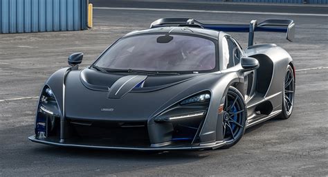 matte carbon mclaren senna   miles   odo    worth  options carscoops