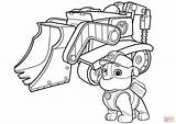 Paw Patrol Coloring Rubble Bulldozer Pages Search Supercoloring Again Bar Case Looking Don Print Use Find Top sketch template