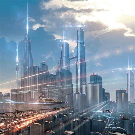 pin  shawn holt   futuristic city fantasy city sci fi city