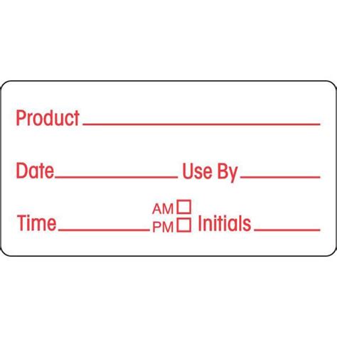 mm product label