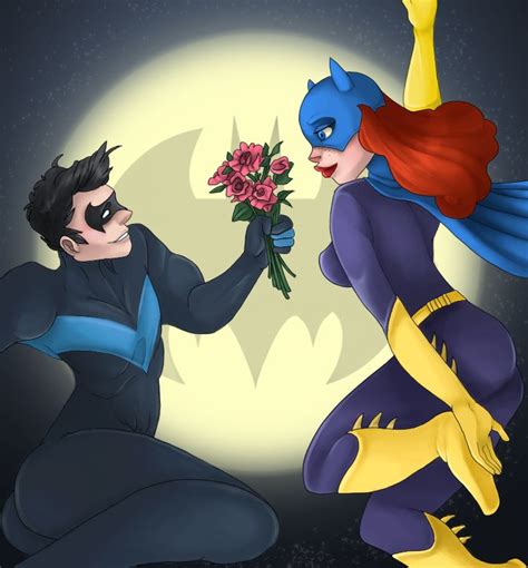 Pin On ♥ Batgirl Barbara Gordon And Robin Dick Grayson ♥