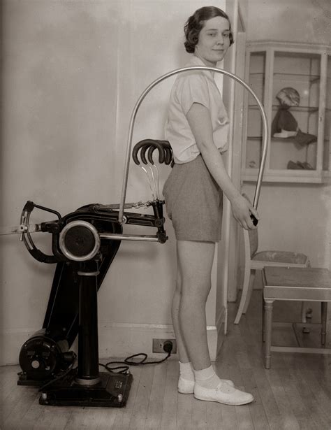 interesting vintage photographs show women working out in