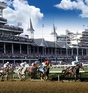 Image result for Churchill Downs, Louisville. Size: 175 x 185. Source: stevebyk.com
