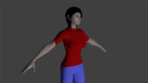 realistic rigged female model 3d cgtrader
