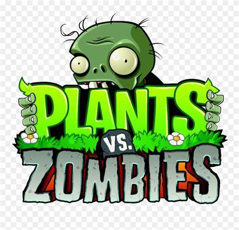 hd plants  zombies logo png clipart     clipart