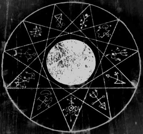 Black And White Moon Symbols Occult Okkvlt Image 728323 On