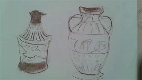 greek vases drawing   sole youtube