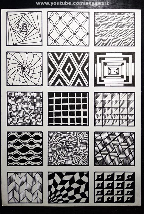 zentangle patterns part  zen doodle patterns geometric design