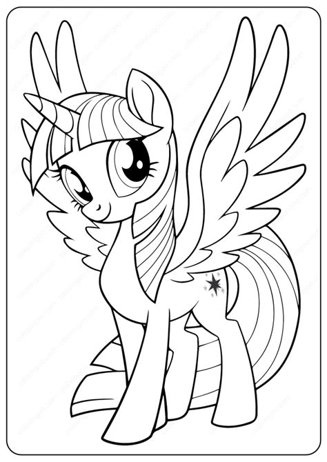 princess twilight sparkle coloring pages coloring home