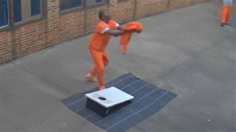 ohio jail video shows moment drone drops off phone drugs to inmate
