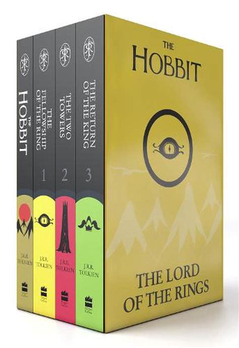 the hobbit and the lord of the rings boxed set by j r r tolkien