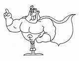 Superhero Super Hero Cape Drawing Coloring Pages Outlined Stock Cartoon Depositphotos Getdrawings Drawings Capes Paintingvalley Collection sketch template