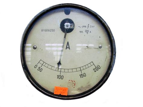 amperemeter stock afbeelding image  elektro elektrisch