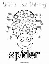 Spider Dot Painting Coloring Printables Halloween Do Kids Preschool Tracing Noodle Worksheets Print Twisty Built California Usa Sheets sketch template