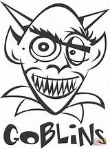 Goblin Coloring Pages Goblins Printable Halloween Drawing Color Fragments Friday Supercoloring Categories August 48kb Sheets sketch template