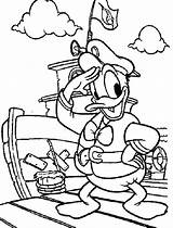 Coloring Cruise Pages Disney Ship Captain Donald Duck Mickey Drawing Printable Mouse Adult Dream Getcolorings Car Party Books Colouring Print sketch template