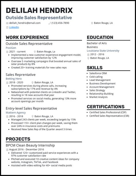 sales resume examples  landed jobs   sales resume