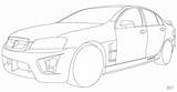 Holden Monaro Coloring Hsv Pages Clubsport sketch template