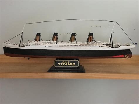 Rms Titanic Ocean Liner Plastic Model Commercial Ship Kit 1 570