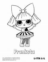 Lol Coloring Pages Pranksta Colouring Lotta Dolls Color Kids Printable Surprise Unicorn Doll Choose Board Adult Sheets sketch template