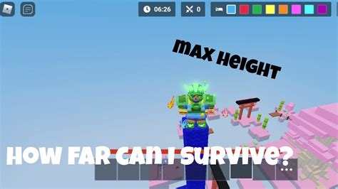 whats  max height   survive    stuff youtube