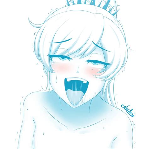 weiss ahegao redraw by cslucaris the rwby hentai collection volume